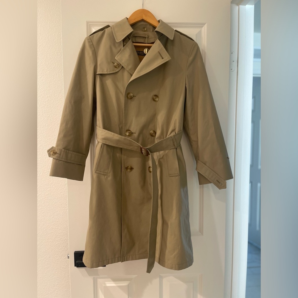 Vtg Brooks Brothers Trench coat USA